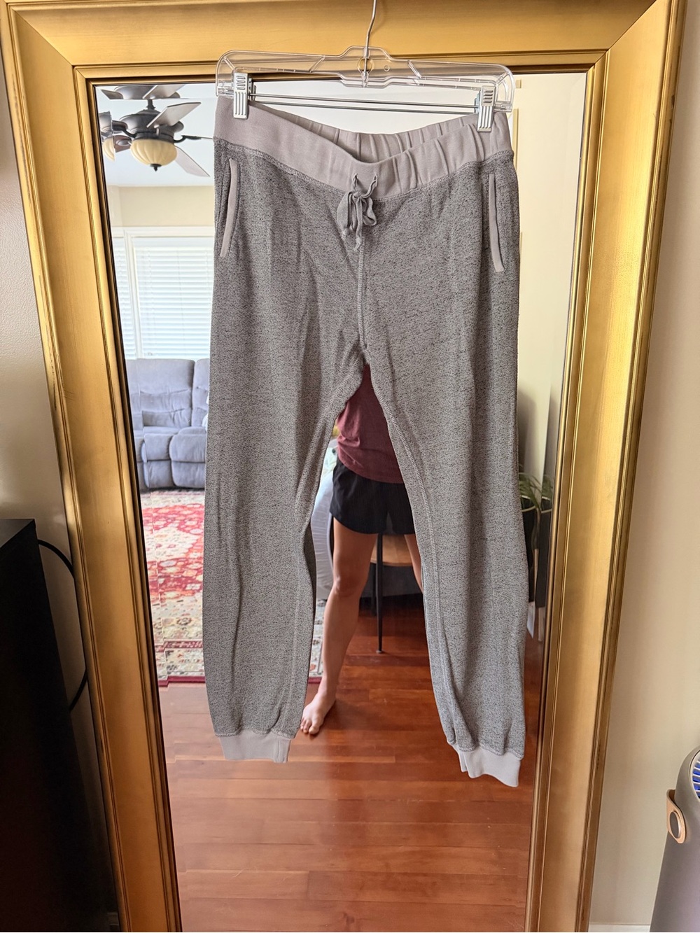 Spirit Light Gray Drawstring Lounge Joggers